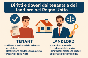 Scopri la guida affitto UK con tutte le regole su contratto, cauzione, manutenzione e sfratto per italiani in Inghilterra.