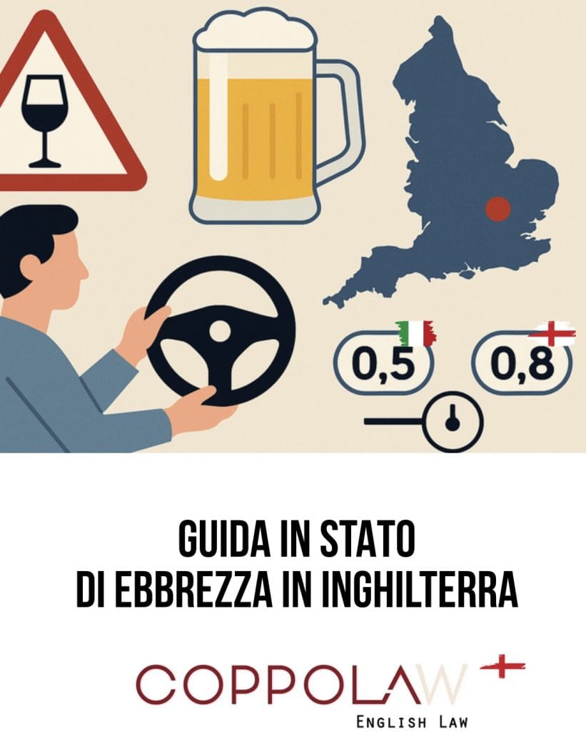 Limiti del tasso alcolemico guida Inghilterra: perché il limite è 0,8 nel Regno Unito e 0,5 in Italia. Differenze legali essenziali.