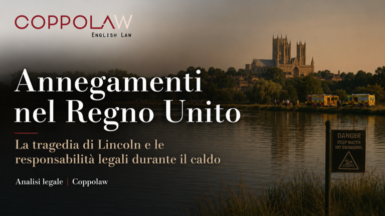 Meta description SEO — circa 150 caratteri Tragedia a Lincoln durante il caldo: profili legali, sicurezza in acque libere e possibili responsabilità civili nel Regno Unito.