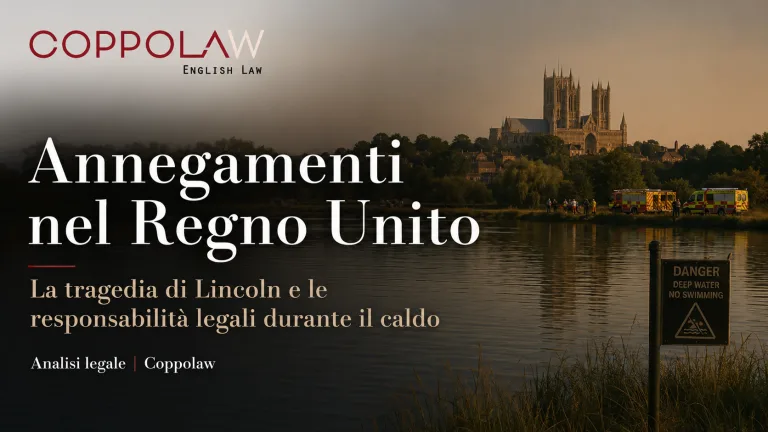 Meta description SEO — circa 150 caratteri Tragedia a Lincoln durante il caldo: profili legali, sicurezza in acque libere e possibili responsabilità civili nel Regno Unito.