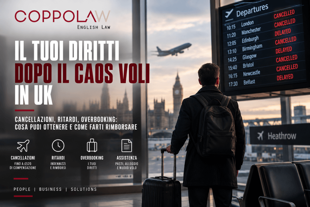 Diritti Caos voli in inghilterra, cosa devi sapere
