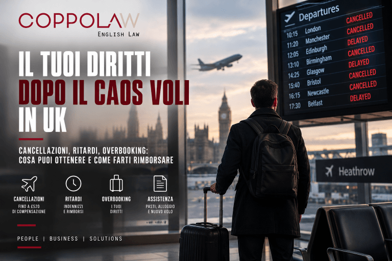 Diritti Caos voli in inghilterra, cosa devi sapere